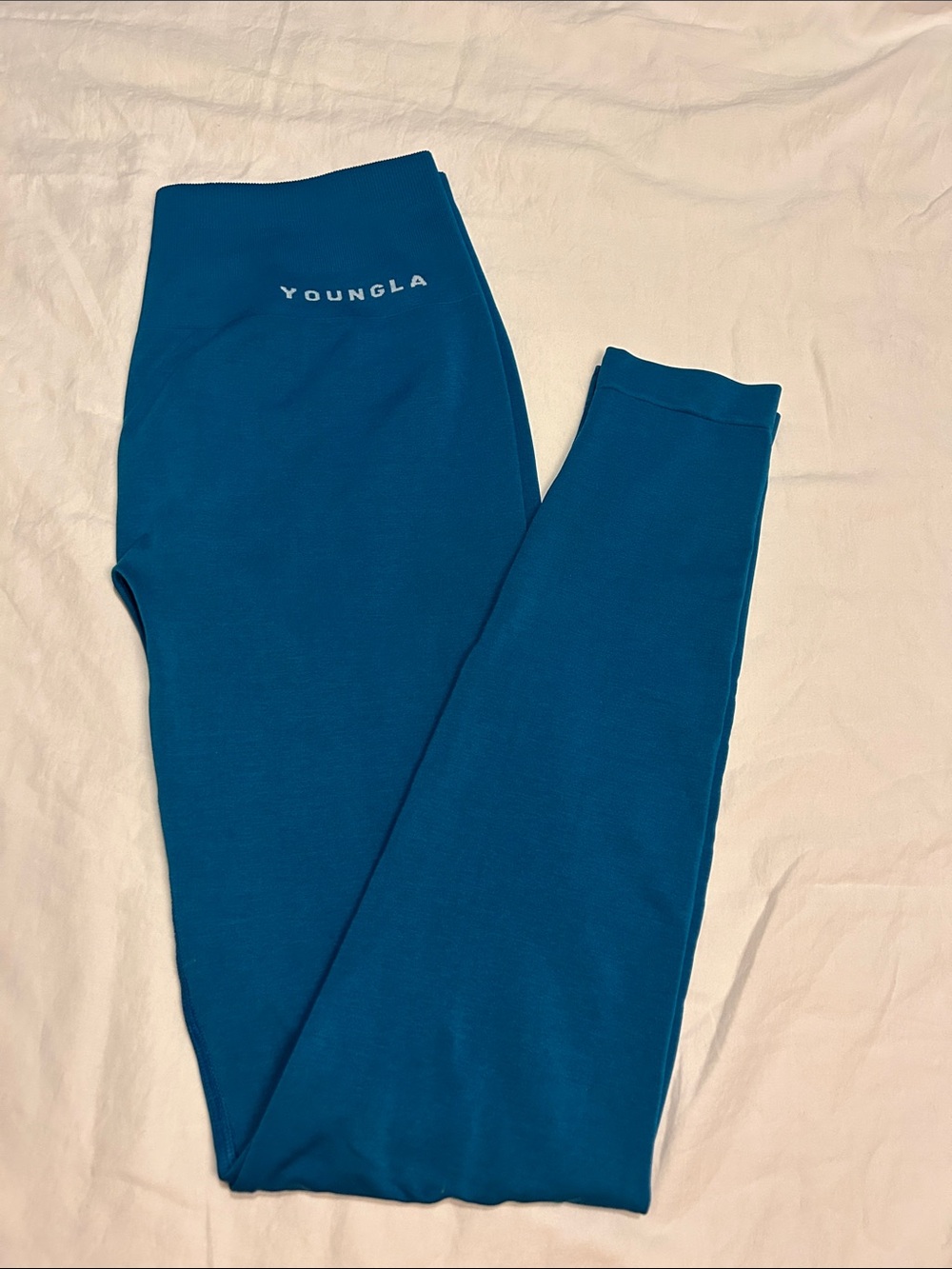 YoungLA women’s Teal Blue Active Leggings